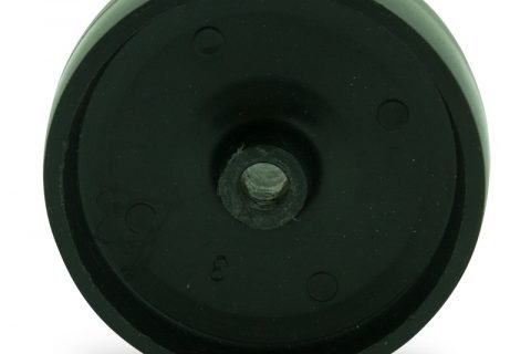 Točak 50mm za lagana kolica, sa točkom od polipropilen  osovina kliznog ležaja 