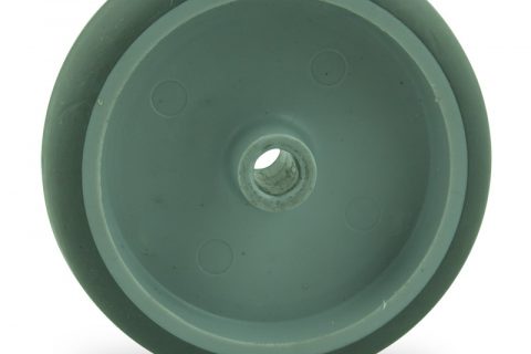 Točak 150mm za lagana kolica, sa točkom od termoplastika siva neobeležena guma osovina kliznog ležaja 