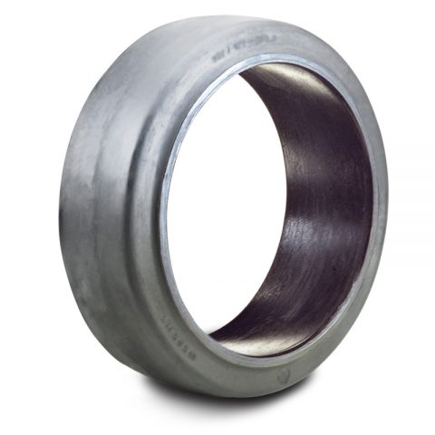 Montažni prsten za električni paletni viljuškar 405X85mm od crna guma 